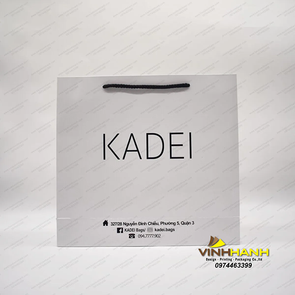 Túi giấy Kadei - Hộp Giấy Vinh Hạnh - Công Ty TNHH Sản Xuất Thương Mại Và Dịch Vụ Vinh Hạnh